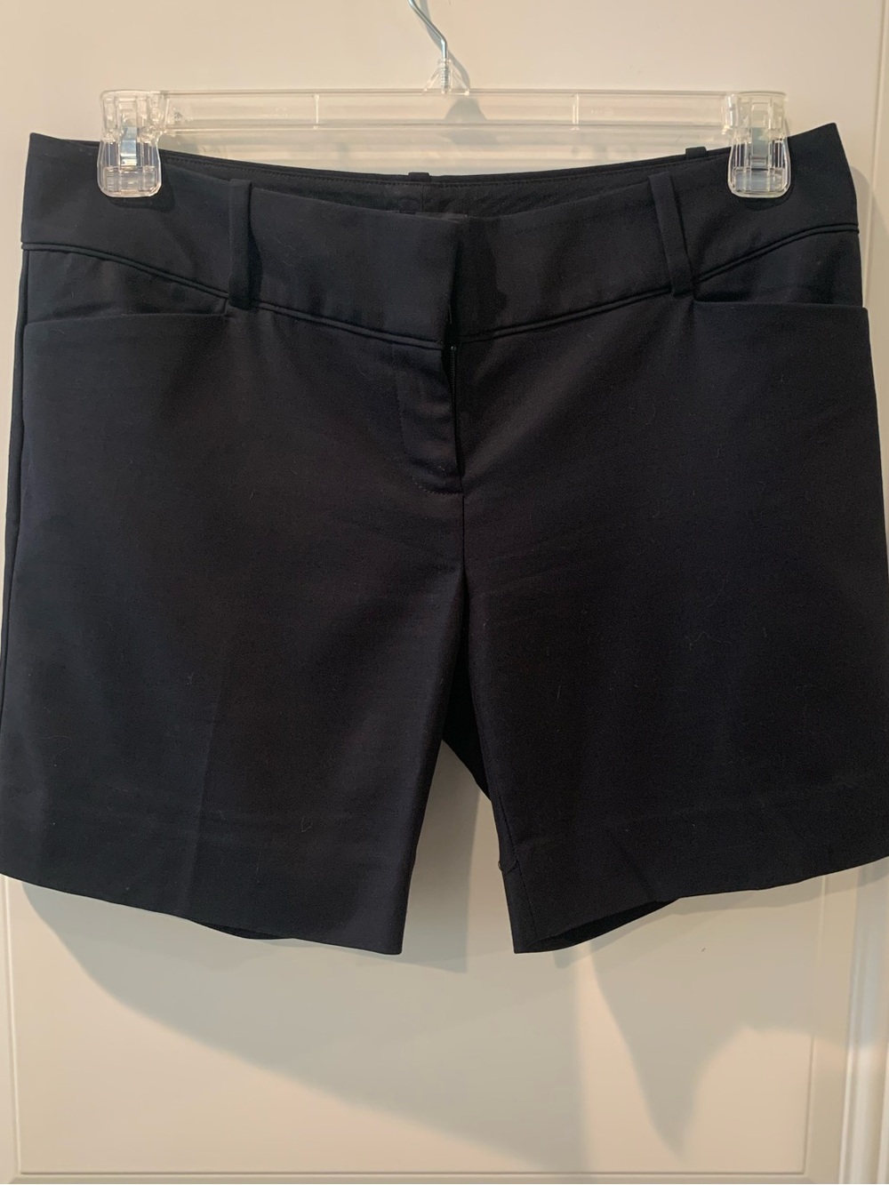 The Limited Black Stretch Ponte Bermuda Shorts